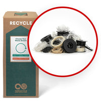 TerraCycle - Matériaux d'impression 3D - Zero Waste Box - 15 x 15 x 42 - Grande-Veuillez nous envoyer toutes les bobines d’impression et les matériaux d’impression de rebut générés par votre imprimante 3D, y compris ABS, HIPS, Nylon et TPU.