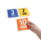 Sacs à haricots edxeducation Numéros et points - Lot de 10 -Augmentez la reconnaissance des nombres et des couleurs tout en développant la motricité globale.