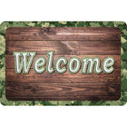 Ashley Productions - The Original Fun Mat - Tapis de Bienvenue - 15 -5" x 23 -5" - Bois de Camouflage Bienvenue-Mesure et design : Le tapis de bienvenue en bois camouflage mesure 15,5 po x 23,5 po.