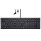Dell - Clavier de collaboration filaire silencieux KB525C Pro - Anglais-Limitez les distractions sur ce clavier de taille standard à profil bas conçu pour une expérience de frappe silencieuse et confortable