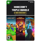 Minecraft Triple Bundle pour Xbox Series X/S [Code Electronique]-Genre: Action & Adventure