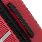 Air Canada - Bagage de soute rigide Laurentian de 28 po - roulettes pivotantes à 360 degrés - rouge-Les dimensions avec les roues sont de 48 cm L x 30 cm L x 75 cm H