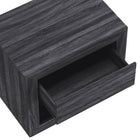 Manhattan Comfort - Table de nuit contemporaine Soren 26" à 1 tiroir - Gris charbon-Disponible en chêne blanchi, chêne naturel et gris charbon
