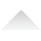 JAM Paper - Étiquettes extérieures résistantes aux intempéries - triangulaires - 1 1/4 x 2 1/2 - argent - 125 étiquettes/rouleau-Taille : Triangle (1 1/4 x 2 1/2 pouces) | Les étiquettes imprimables sont faciles à créer et à personnaliser.