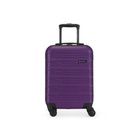 Swiss Mobility - SEA Bagage à main rigide - Violet-Roues doubles pivotantes à 360 degrés pour un roulement doux et silencieux