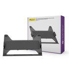 IntekView - Support universel pour ordi portable pour bras de moniteur-Acier et Plastique, Noir