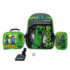 Bioworld - Ensemble de 5 sacs à dos Minecraft pour jeunes-Sous licence officielle: cette marchandise Minecraft est 100% authentique, ce qui en fait le cadeau parfait pour les fans et les collectionneurs