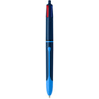BIC - Stylos à bille lisses 4 couleurs - 1,0 mm - Assortis - Paquet de 3-Le stylo à bille BIC 4-Colour de renommée mondiale que vous connaissez et aimez a maintenant 40% d’encre lisse * Vs le stylo à bille leader aux États-Unis et au Canada