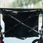 HOMCOM - Déambulateur pliant à roulettes 8 po, réglable avec siège et sac - bleu-Quatre roues, avec double frein à main pour contrôler les roues arrière 