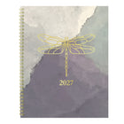 Blueline - 2027 agenda hebdomadaire/mensuel avec reliure à double spirale dorée – 11 po x 8 1/2 po – minimaliste-Espace ligné à chaque jour