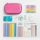 Zipit - Boîte à crayons Paillettes avec poche intérieure - Rose-5