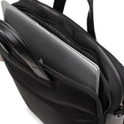 Bugatti - Mallette d’affaires de la Collection Blake pour portable 15,6po - Noir-Bandoulière réglable et amovible avec repose-épaule rembourré pour un confort optimal