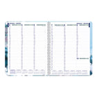 Blueline - 2027 agenda hebdomadaire avec reliure à double spirale – 10 3/4 po x 8 1/2 po – fleurs de cerisier – bilingue-Reliure spirale double avec couverture souple imprimée