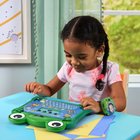 LeapFrog - Toy Story 5 Lilypad Tablette educative - Français-Restez en contact avec Jessie, Buzz, Woody et le Tech Trio de Disney et Pixar en leur envoyant des SMS à l'aide d'émojis et de messages prédéfinis