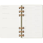 Moleskine - 2025 Agenda à spirales à grande couverture rigide - 5" x 8.25" - Kiwi-Comprend Des Autocollants Et 3 Marque-Pages Pour Personnaliser Votre Emploi Du Temps