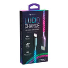 Helix - Lucid Cable LED USB-A vers USB-C-Cable a DEL vibrant