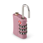 Ensemble de Serrures à Combinaison TSA 2 Pièces Bugatti - ABS Durable - Rose-2