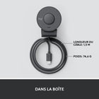 Logitech Brio 300 Webcam Full HD avec confidentialité, micro à réduction de bruit - Graphite-9