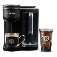 Keurig - Cafetière une tasse à la fois K-Brew+Chill-TECHNOLOGIE QUICKCHILLMC : Refroidit rapidement le café pour réduire la fonte des glaçons et produire un café glacé frais et savoureux, aussi froid que dans un café-bistro*, en 3 minutes ou moins.