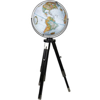 Replogle - Globe terrestre bleu océanique Willston 16 po - Anglais-Fabriqué aux États-Unis