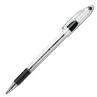 Pentel - Stylos à bille R.S.V.P. - 0.7 mm - noir - Paquet de 5-Prise alvéolée pour un maximum de confort et de contrôle