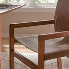 Modway - Sonora Cuir Chaise à manger - Brun de muscade-Arrivée entièrement assemblée