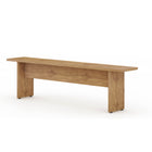 Manhattan Comfort - Banc de salle à manger moderne Nomad 172,5 cm - Nature-Sentez le grain du bois avec la finition Protouch