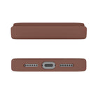 Avana - Velvet MagSafe Case pour iPhone 17 Pro Max - Moka-Le rebord et les bords surélevés protègent votre écran
