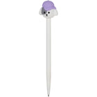 Merangue - Stylo à bille rétractable Cool Dawg - 1,0 mm - encre noire - couleurs assorties-Couleurs de garniture assorties en bleu, violet, rose et brun (choix de couleur non disponible pour les commandes en ligne)