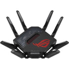 ASUS - Routeur de jeu extensible ROG Rapture GT-BE98 Pro Edition 20 Quad-bande WiFi 7 AiMesh-Une esthétique exclusive or sur noir créée pour célébrer 20 ans d'innovation ROG, avec un design haut de gamme de qualité collection qui incarne la puissance, le prestige et l'ADN emblématique de ROG