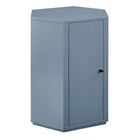 Modway - Kade Facettés Bois Table d’appoint - Bleu Stillwater-Table d’accent moderne facettée