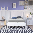Modway - Jenna 6 po Ressorts et mousse Matelas simple-Bobines enveloppées individuellement de 4,5 po
