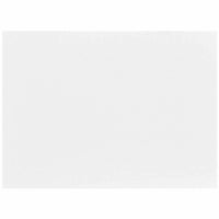JAM Paper - Cartes de correspondance plates vierges, format A7, 5 1/8 po x 7 po, blanches, paquet de 50-Couleur blanche