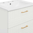 Modway - Daybreak 24" Vanette de salle de bain - Blanc blanc-7