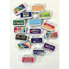 Ashley Productions - Mini-effaceurs non magnétiques pour tableau blanc, Motivation/Développement du caractère, lot de 16-Des designs amusants et colourés