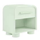 Modway - Bellamy 1-Tiroir Table de chevet - Sauge-Table de chevet moderne à bord courbé