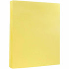 JAM Paper - Papier cartonné coloré Vellum Bristol 67 lb - 8,5 po x 11 po - couverture - Orange clair chamois - 50 feuilles/paquet-Couleur : jaune canari / Notre papier cartonné solide de qualité supérieure ne montre pas de blanc lors du pliage, du déchirement ou de la coupe ; c'est coloré tout au long !