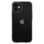 Étui Crystal Hybrid Spigen pour iPhone 12 - Transparente-Lèvre surélevée et découpe caméra lentille offre et la protection de l'écran.