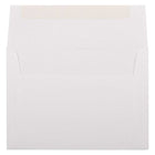 JAM Paper Enveloppes d'invitation Strathmore A7 - 5,25 x 7,25 po - Lin blanc brillant - paquet de 50-Quantité : 50 enveloppes par paquet