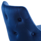 Modway - Adorn Performance Velvet Tabouret de comptoir - Marine-Capacité du poids de la chaise : 300 lb