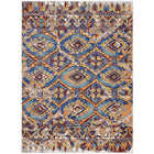 Modway - Centehua Aztèques du Sud-Ouest en détresse Tapis 4 pi l x 6 pi L - Multicolore-Tapis coloré de la région aztèque du sud-ouest