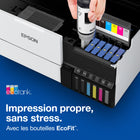Epson - T552 Bouteille d’encre - Capacité standard - Cyan-Couleur à base de colorants