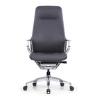 Nexten Pro - Chaise de bureau - Dossier haut - Grise-Chaise de bureau en cuir véritable haut de gamme