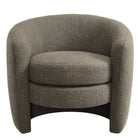 Modway - Affinity Rembourré Tissu Boucle Fauteuil à dossier incurvé - Caillou-Entièrement assemblé