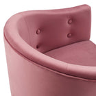 Modway - Savour Touffe Tabouret de comptoir - Rose poussiéreuse-7
