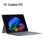 Microsoft - Surface Laptop Copilot+ PC 12 po Laptop - Snapdragon X Plus - 512 Go SSD - 16 Go RAM - Océan - Bilingue-Productivité du portable - Lorsqu’elle est jumelée au clavier* Surface Pro de 12 pouces, la Surface Pro se transforme en un portable Windows mince et léger avec une expérience de frappe et de pavé tactile confortable