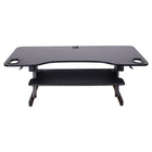 Rocelco - Support de bureau réglable de 45 po avec support triple pour écran et tapis anti-fatigue-L'ADR45 mesure 45" de large et peut contenir 3 moniteurs et un ordinateur portable