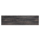 Manhattan Comfort - Ensemble de 2 cheminées modernes Myrtle 60 po - Noir et brun foncé-15 po L x 60 po l x 34 po H