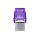 Kingston - DataTraveler microDuo 3C USB Type-C et Type-A Clé USB - 128 Go-USB 3.2 Gen 1