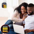 Handy Heater - Turbo Radiateur à prise murale de 800 watts-Utilisez-le n'importe où ; Ce radiateur mural léger et portable est idéal pour les pièces froides comme les chambres, les salles de jeux, les salons, les sous-sols, les bureaux, les garages, etc